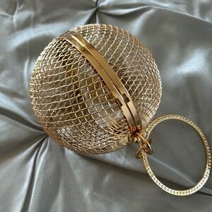 Hollow Netting Clutch Bag **Never Used**
